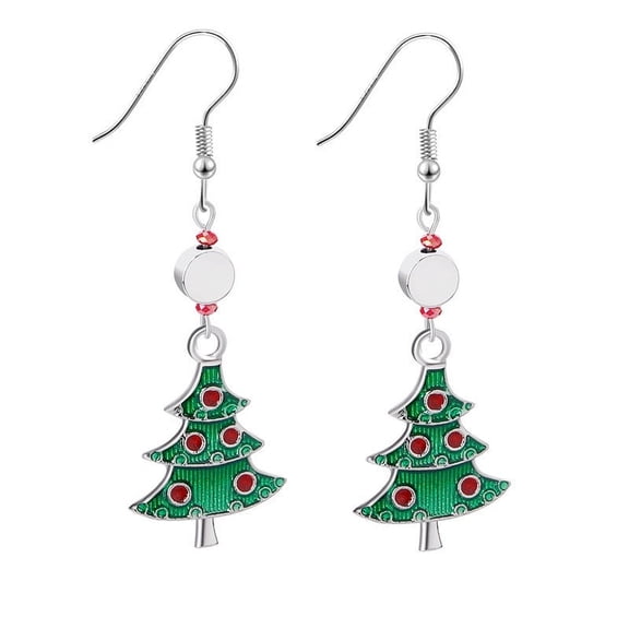 SDOHIG Christmas Earrings, Christmas Gifts for Women, Christmas Earrings for Women, Stud Earrings for Women, Diamond Earrings, Temperament Personality Drop Crystal Fashion Earrings