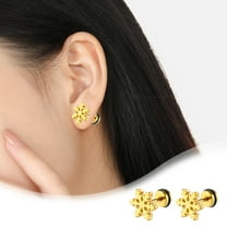 SDOHIG Christmas Earrings, Christmas Gifts for Women, Christmas Earrings for Women, Stud Earrings for Women, Hypoallergenic Earrings, Christmas Snowflake Earrings, Christmas Gift Earrings