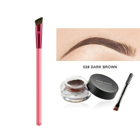 SDOHIG Eyebrow Pen,4D Laminated Brow Grooming Kit, Eyebrow Brush, 4D Laminated Brow Starter Kit, 4D Hair Stroke Brow Stamp Brush with Waterproof Eyebrow Gel