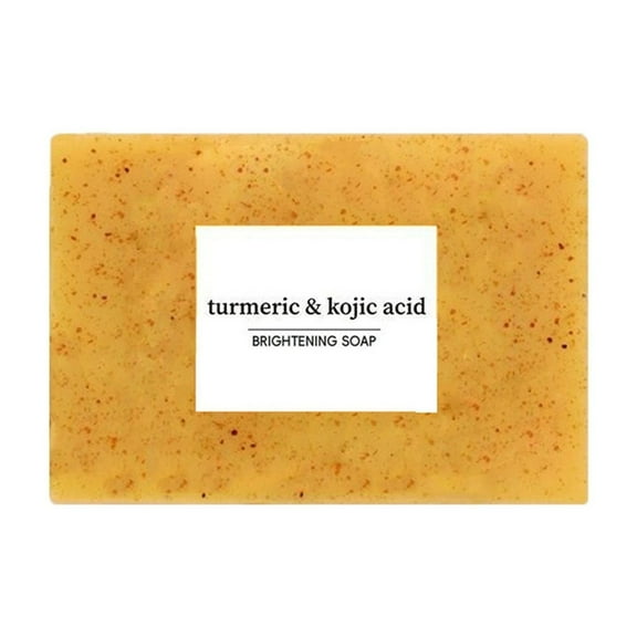 SDOHIG Face Soap Bar, Kojic Acid Soap for Dark Spots, Turmeric Brightening Soap for Face and Body, Evens Skin Tone, Reduces Dark Spots & Gently Exfoliates for Glowing Skin