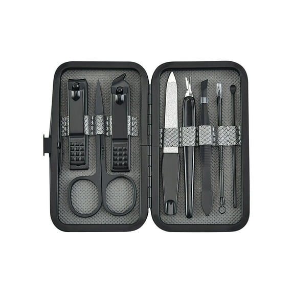 SDOHIG Nail Clipper, Nail Clipper Set, Manicure Nail Tools, Beauty Set -8 Pieces Stainless Steel Nail Clipper, Nail Care Tools