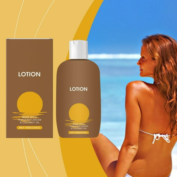 SDOHIG Tanning Bed Lotion Suntan Oil Tanning Lotion with Coconut Oil Ultra Hydrating Formula for Deep Natural Glow Nourishes