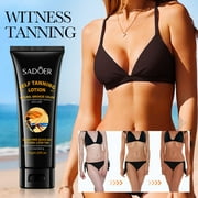 SDOHIG Tanning Lotion, Sunless Tanning Lotion, Wheats Tanning Lotion, Best Gradual Tanner for Men and Women, Moisturizing Hydrating, for All Skin Type