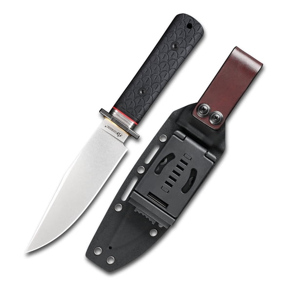 SDOKEDC High-Performance DC53 Steel Fixed Blade Utility Knife, with Durable Sheath, Multi-use for Camping, Hiking & Everyday Carry