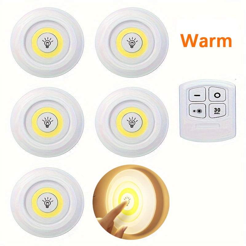 SDOTXA 6 PC LED Night Light with Remote Control Battery Powered Soft