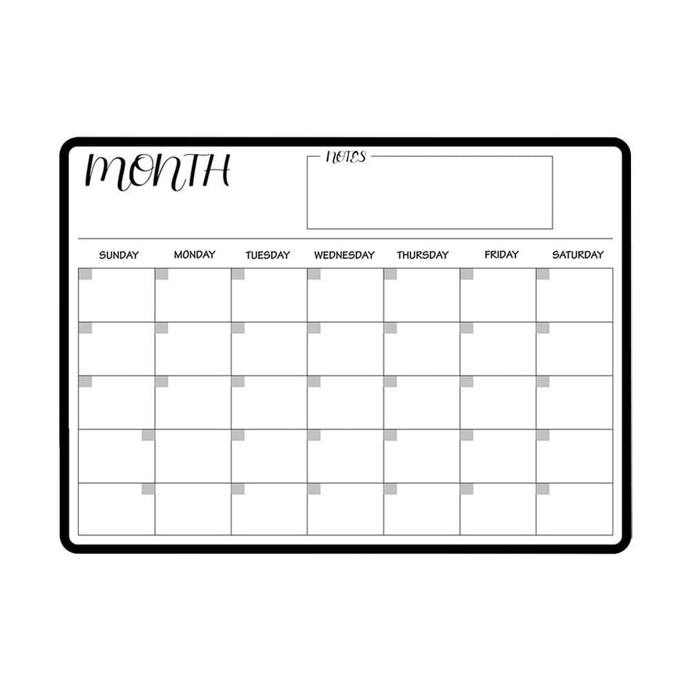 SDOTXA Calendar Dry Erase Chart Board Fridge Chore Kids