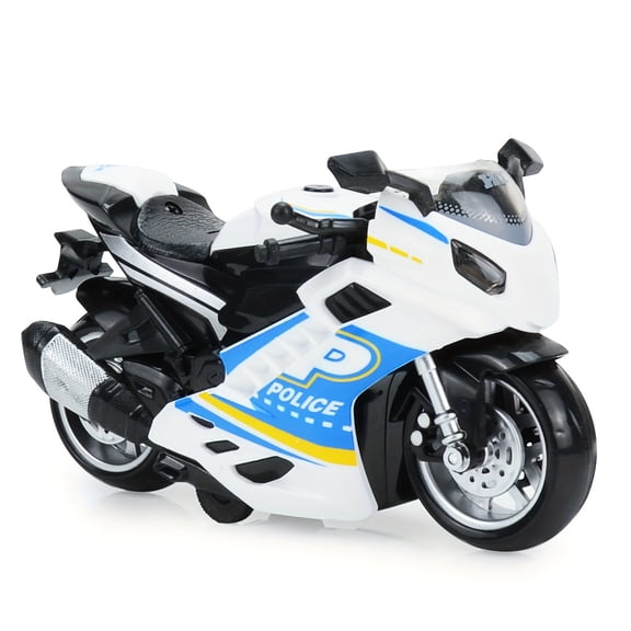 SDOTXA Press & Go Red Motorcycle Toy with Realistic Sounds and Flashing Lights - Perfect for Boys Ages 3-9