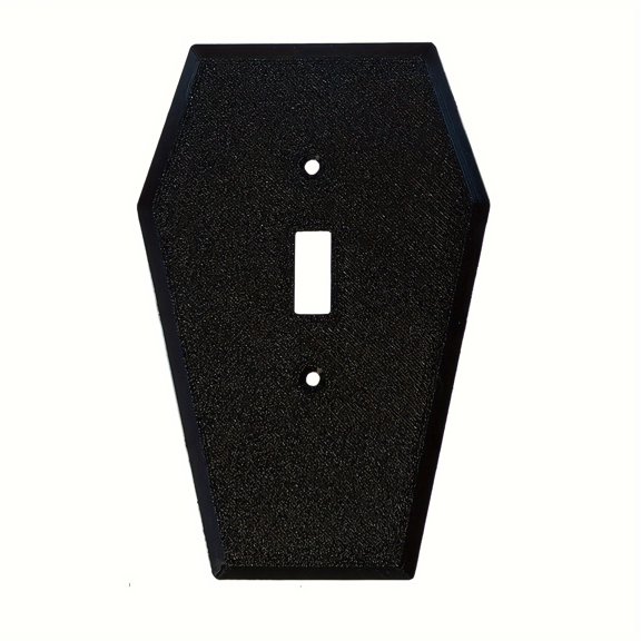 SDOTXA Spooky Halloween Coffin Light Switch Cover - Easy Install  No Power Needed  Perfect for Home Decor
