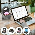 thumbnail image 1 of SDOTXA Tabletop Fountain with Light Battery/USB Operated Mini Indoor Water Fountain Feature Zen Meditation Fountain Decor for Table Office Home, 1 of 7