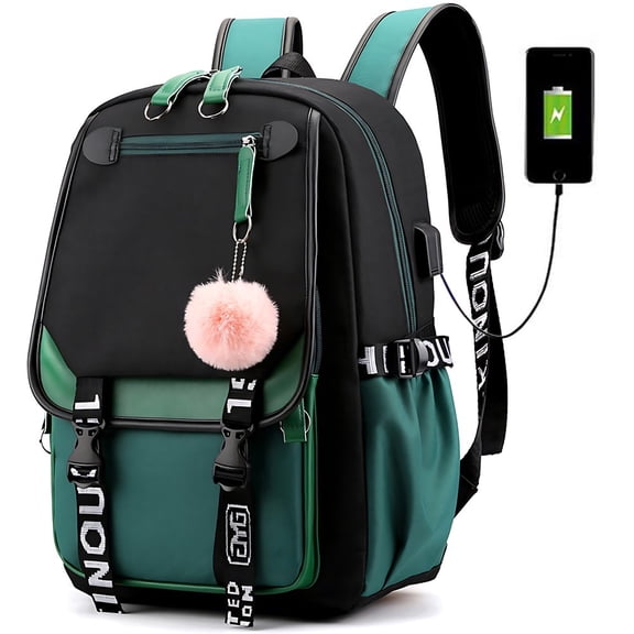 SDOTXA  Waterproof Backpack Women USB Charging Bookbags College Computer Rucksack Travel Shoulder Bag