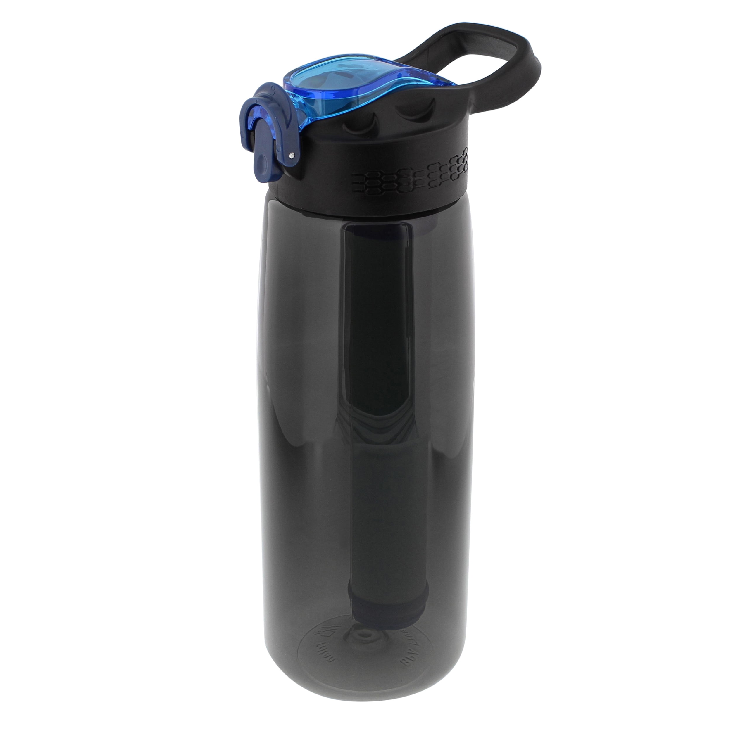 Filtered Water Bottle: Stainless Steel Water Bottle Black