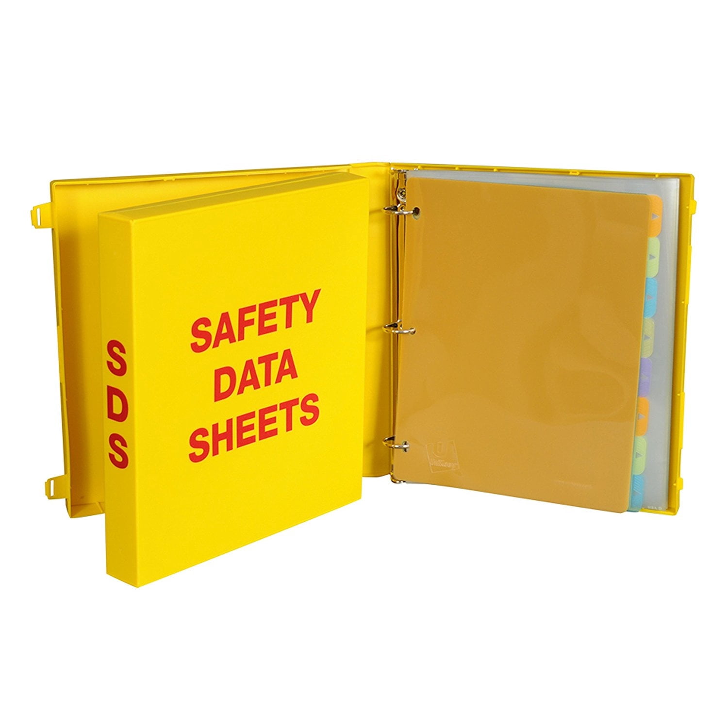 SDS Case Binder Kit - 1.5'' spine with metal rings and 20 Page Protectors