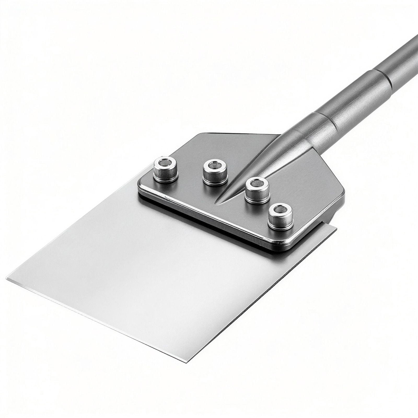 SDS Max Floor Scraper, 24.8" x 5.9" Chisel Bit with SDS Max Shank, Compatible with Rotary Hammers, Heat Treated 40Cr Alloy Steel, Sharp Edge for Removing Laminate Flooring, Tiles, and Mortar