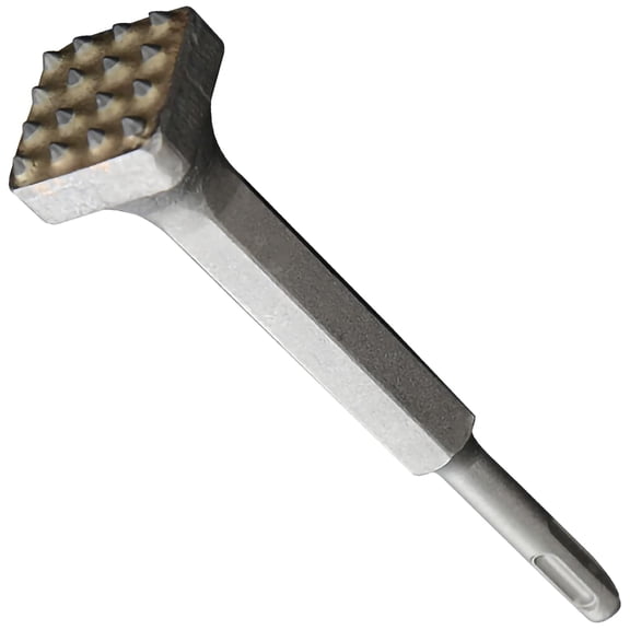 SDS Plus Bits Replacement SDS Plus Bushing Tool 1/4 Inch Square Head Bit with 16 Pin for Planing Concrete Tool Remove Bushing Bit for Universal Concrete Stone Brick Wall Screw