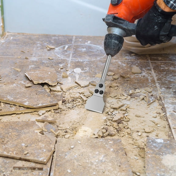 SDS Plus Floor Scraper for SDS Plus Hammer Steel Adhesive Remover Bit for Vinyl Flooring VCT Tile Linoleum Concrete Mortar