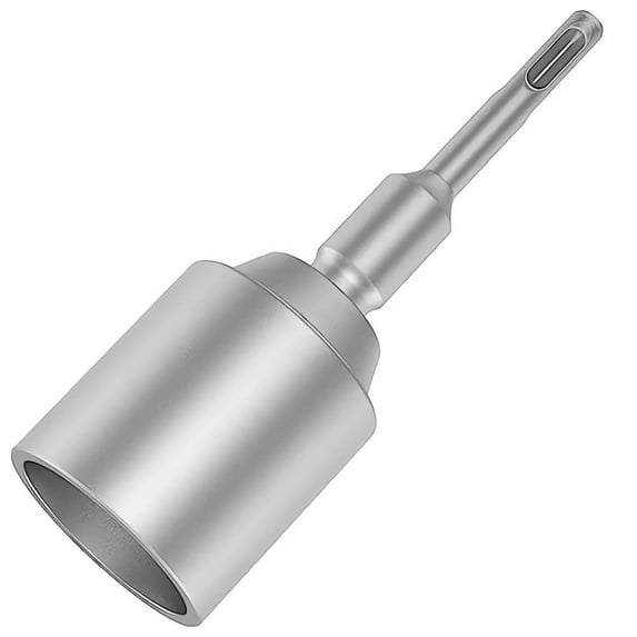 SDS-Plus Ground Rod Driver Heavy Duty T Post Ground Rod Driver Tool Forged Steel Drill Bit Driver
