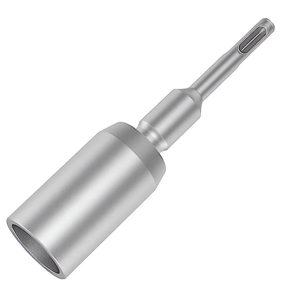 SDS-Plus Ground Rod Driver Heavy Duty T Post Ground Rod Driver Tool Forged Steel Drill Bit Driver