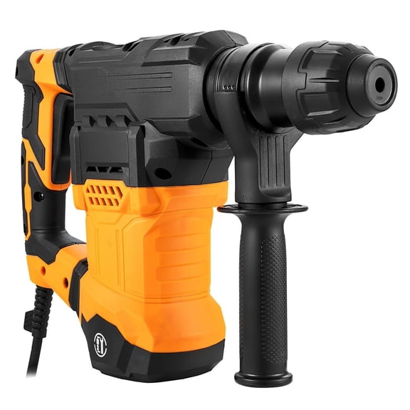 SDS-Plus Rotary Hammer Drill 1-1/4 Inch, 13 Amp Corded Hammer Drill, Heavy Duty Demolition Hammer with Vibration Control, Variable Speed Power Tool for Concrete