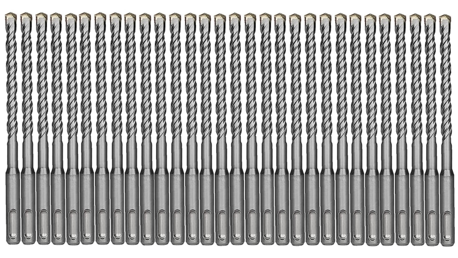SDS Plus Rotary Hammer Drill Bit Set 5/32"x8" Masonry Concrete Drill Bits-30Pcs