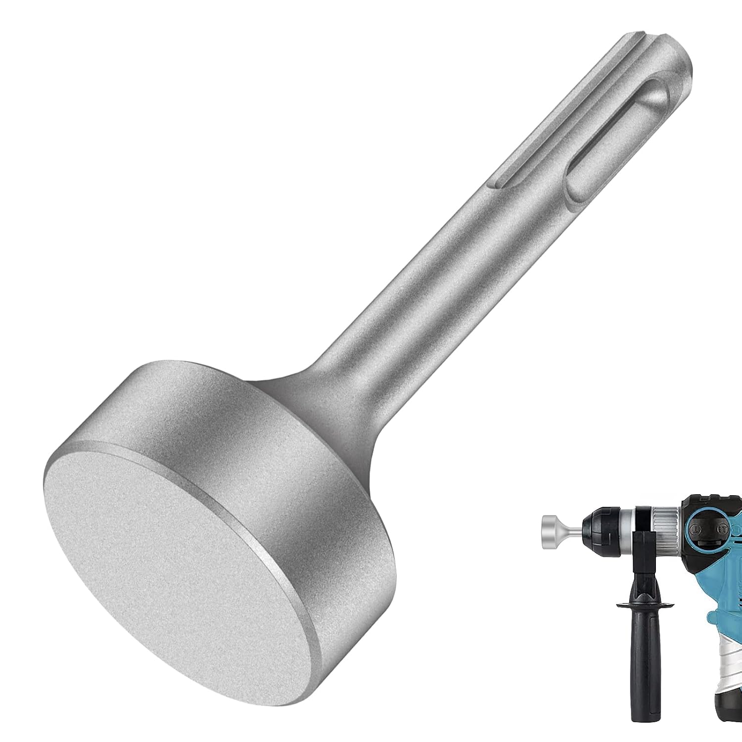 SDSPlus T Post Ground Rod Driver, 30/45/65mm Heavy Duty Ground Rod Driver Tool, Steel