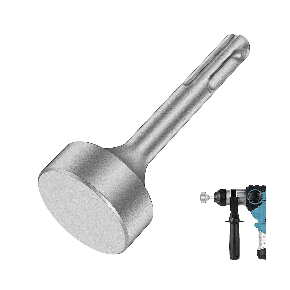 SDSPlus T Post Ground Rod Driver, Drill Bit Driver Durable Hammer