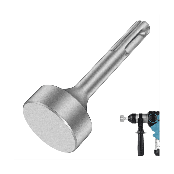 SDS-Plus T Post Ground Rod Driver, Drill Bit Driver Durable Hammer Drill Rod Converter for Hammer Drill Grounding Rods F