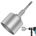 thumbnail image 1 of SDS-Plus T Post Ground Rod Driver, Drill Bit Driver Hammer Converter for Grounding Rods A, 1 of 7