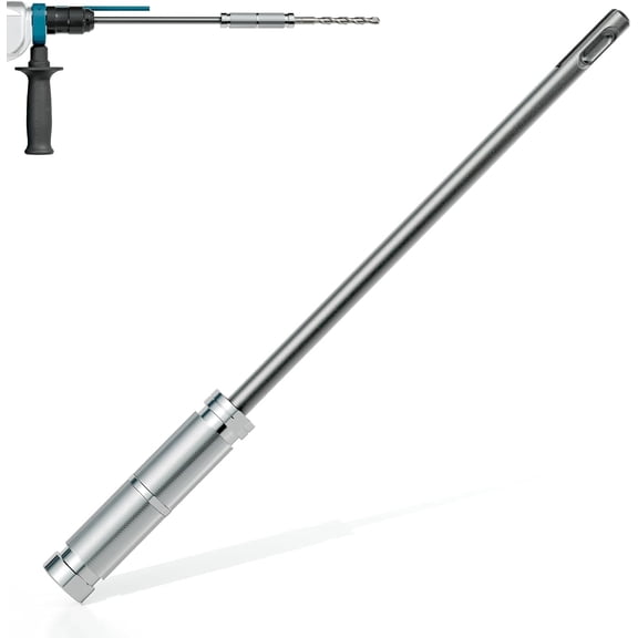 SDS Plus to SDS Plus Adapter with 3.74 Extension Shaft, Electric Extension Tool Kit for Rotary Hammer Adapted Tools, Drill Bit, Hole Saw
