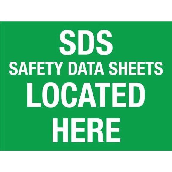 SDS Safety Data Sheets Located Here Retro 8"x12" Metal Tin Sign - Playful Wall Decor for Shop, Garage, Yard & Man Cave
