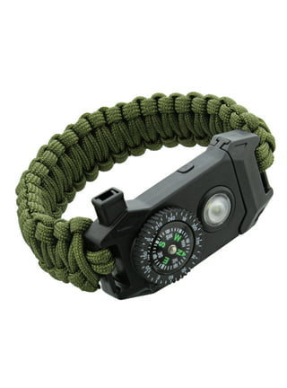 Paracord Survival Bracelet Adjustable Tactical Bracelet for Men Women  Handmade Straps for Hiking, Camping, Fishing 