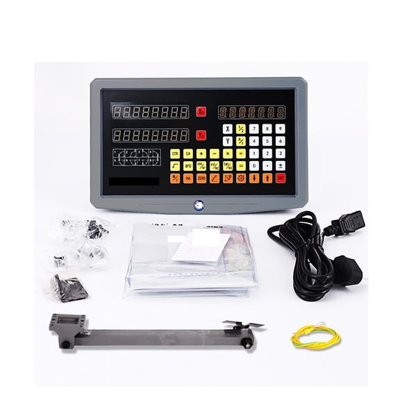 SDS2MS 2 Axis DRO Set Digital Readou Kit With 2PCS Linear Scale 5U Length 120mm To 1020mm For Lathe Mill CNC Machine