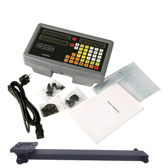 SDS2MS Lathe Milling DRO Set 2 Axis Digital Readout KA300 Linear Scale TTL 0.005mm KA-300 Optical Encoder Ruler 70mm-1020mm