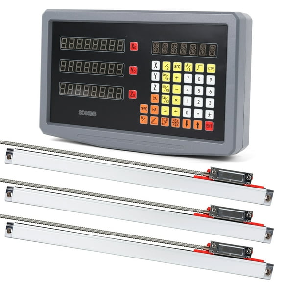 SDS3MS Dro Set Digital Readout Kit with 3PCS Linear Eencoder 5U 5V TTL