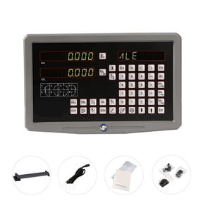 SDS6-2V 2 Axis Digital Readout With Metal Casing Turning Lathe Drill Milling Machine Counters For Linear Scale ,Convenient for Operation