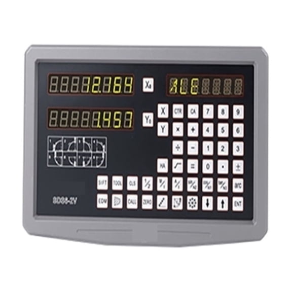SDS6-2V 2-axis Digital Readout DRO And Ka300 Ka500 Linear Scale 50-750mm Suitable For 6140 Lathe Milling Machine - 1_3 AXIS