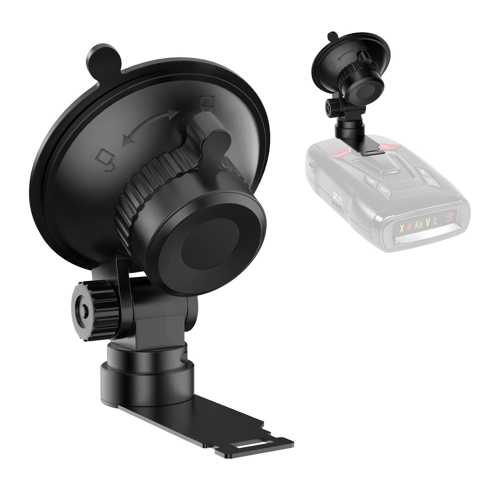 SDSACZMU Radar Detector Mount,Car Radar mounting Bracket Suction Cup