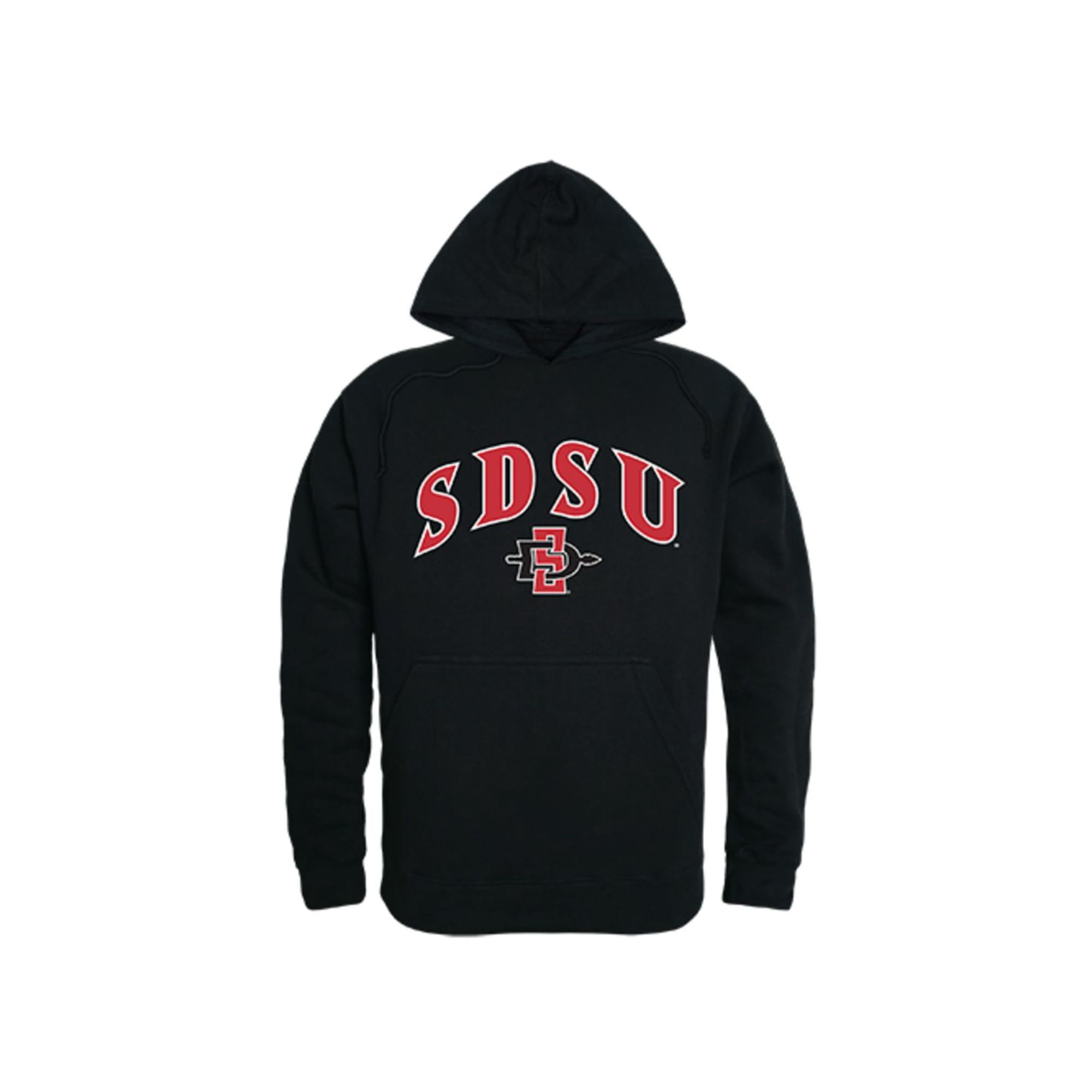 SDSU San Diego State University Aztecs Campus Hoodie Sweatshirt Black 