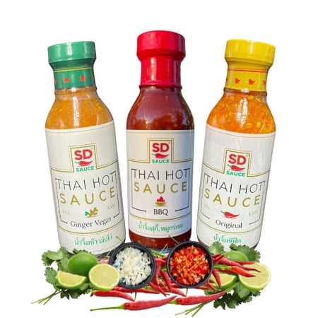 SD Premium Thai Hot Sauce - TRIO SET - 6oz Bottles