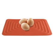 SDTC Tech 1 PCS Orange Silicone Chicken Nesting Box Pads Soft Easy to Clean Hen Laying Eggs Mat for Chicken Coop Pet Shop