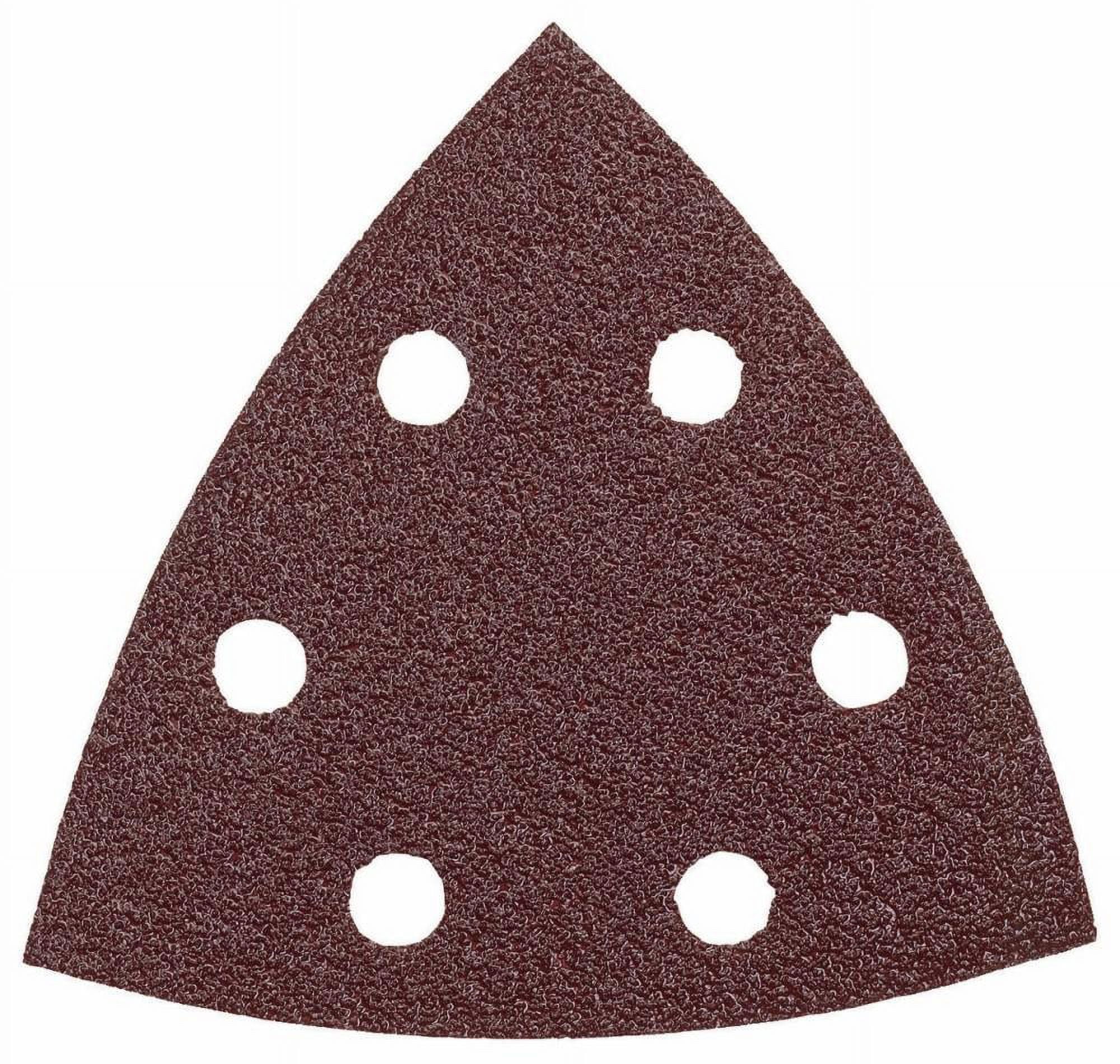 SDTR180 180-Grit Red Detail Triangular Hook and Loop Sanding Sheets (5-Pack)