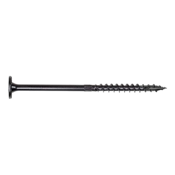 SDWS22512DBB-R50 Outdoor Accents Structural Wood Screw .220 in. x 5-1/2 in. DB Coating, Black (50-Qty)