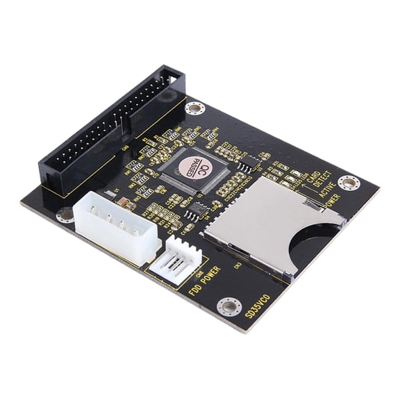 1PC SDXC Card to IDE 3.5" 40Pin Male Adapters Male IDE Hard Disk Drive Adapters
