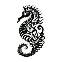 ✅ SDcart® Enchanted Seahorse Wall Art - Handcrafted Iron Marine Sculpture, Rustproof 3D Ocean Decor for Bathroom/Nursery/Beach House