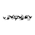 thumbnail image 1 of ✅ SDcart® Soaring Flock Wall Sculpture - Handcrafted Iron Flying Birds 3D Art, Boho Nature-Inspired Indoor/Outdoor Decor for Living Room/Garden/Office, 1 of 6
