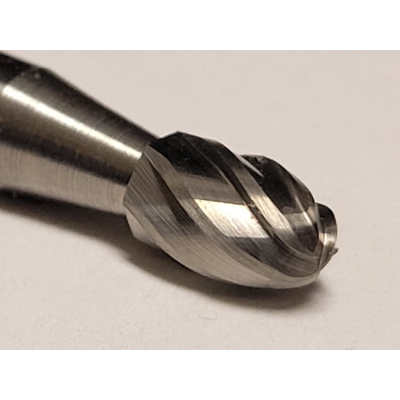 SE 1 NF Aluminum Cut Oval Carbide Burr Bur Cutting Tool Die Grinder Bit 1/4"