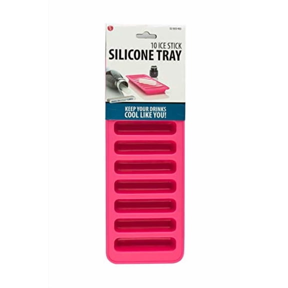 SE 10 Ice Stick Red Silicone Tray for Narrow Mouthed Bottles - SIL10ICE-RED