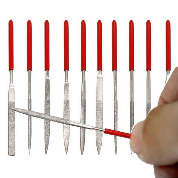 SE 10-Piece Mini Diamond Needle File Set