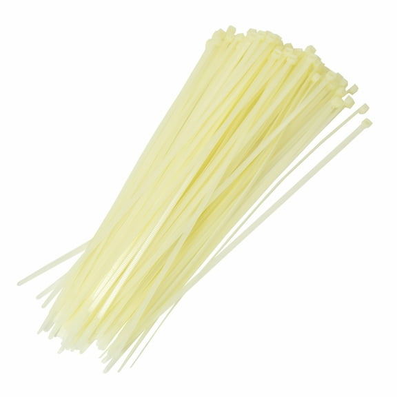 SE 12? White Cable Ties with 50-lb. Tensile Strength (100 Count) - CT1248N