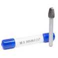 thumbnail image 1 of SE-3 Oval/Egg Shape - Premium Double Cut Tungsten Carbide Burr 1/4" Shank, 1 of 5