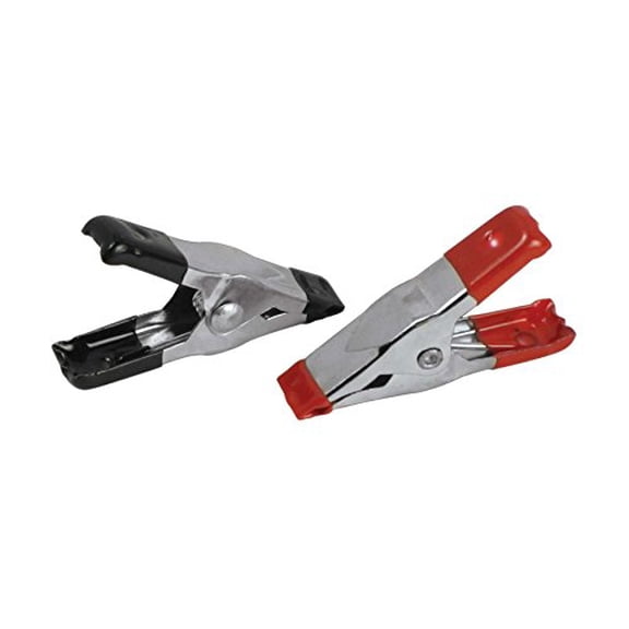 SE 6-Piece 2-Inch Metal Spring Clamps with Rubber Tips - 326SC6